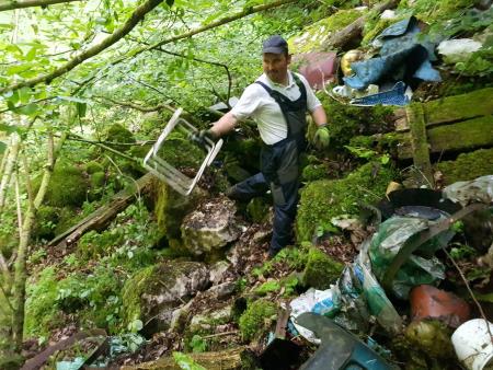 Sanacija črnega odlagališča – Banova jama 082